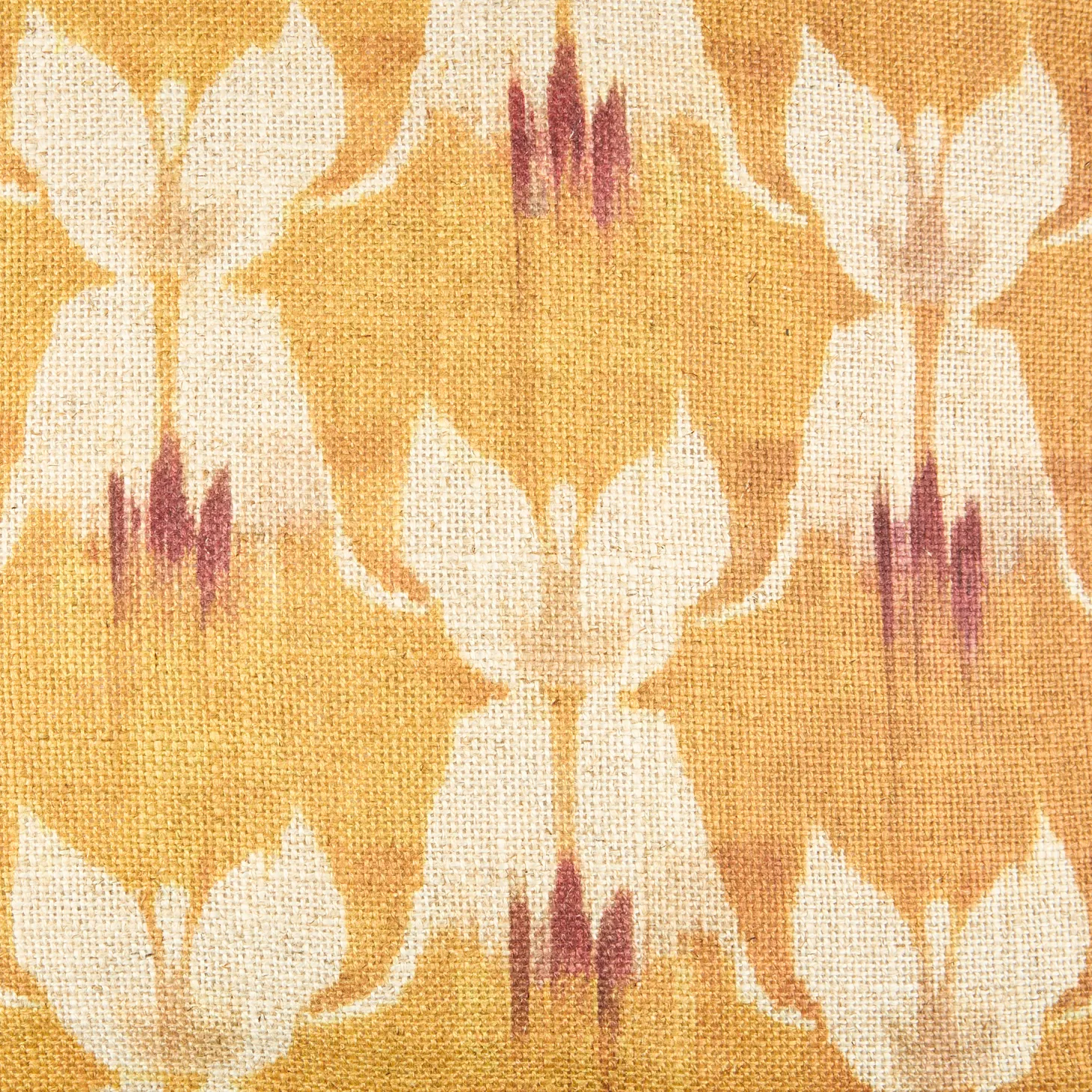 Funda de cojín algodón naranja Koray 45x45cm