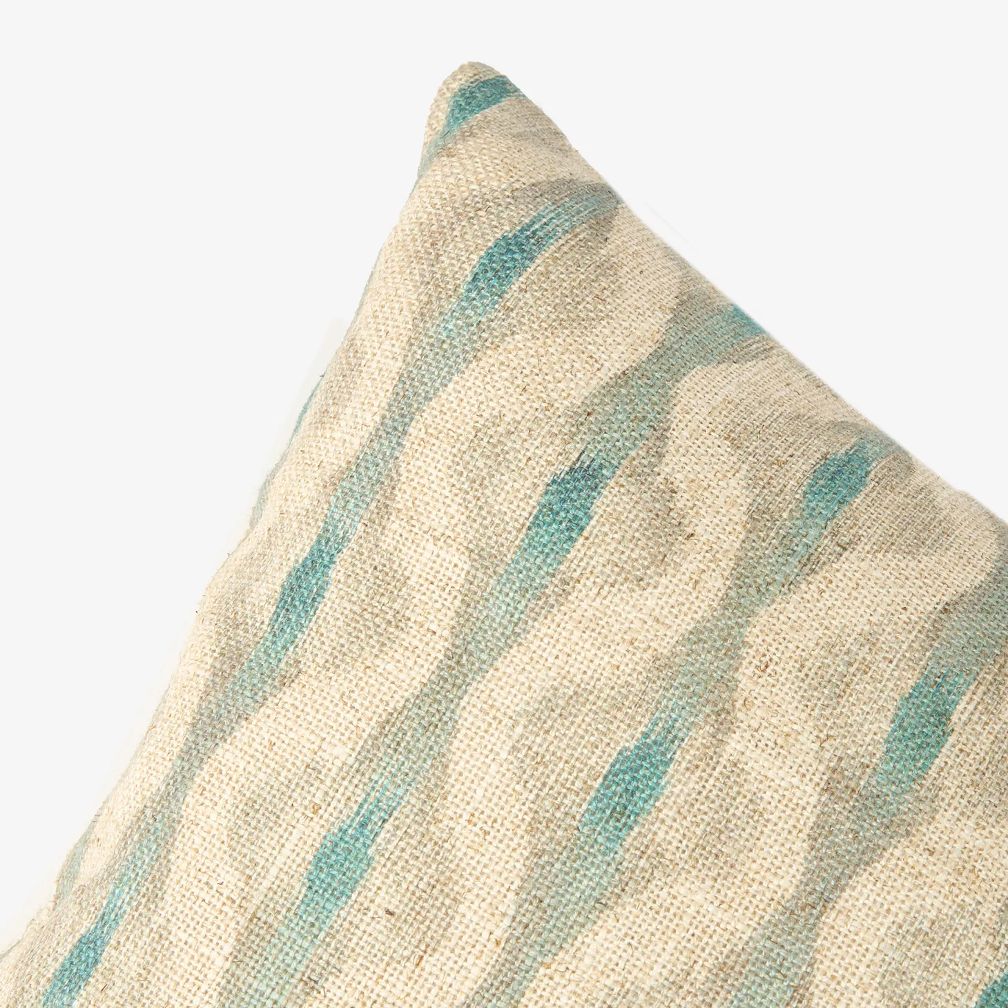 Funda de cojín de algodón beige Tribal 45x45cm