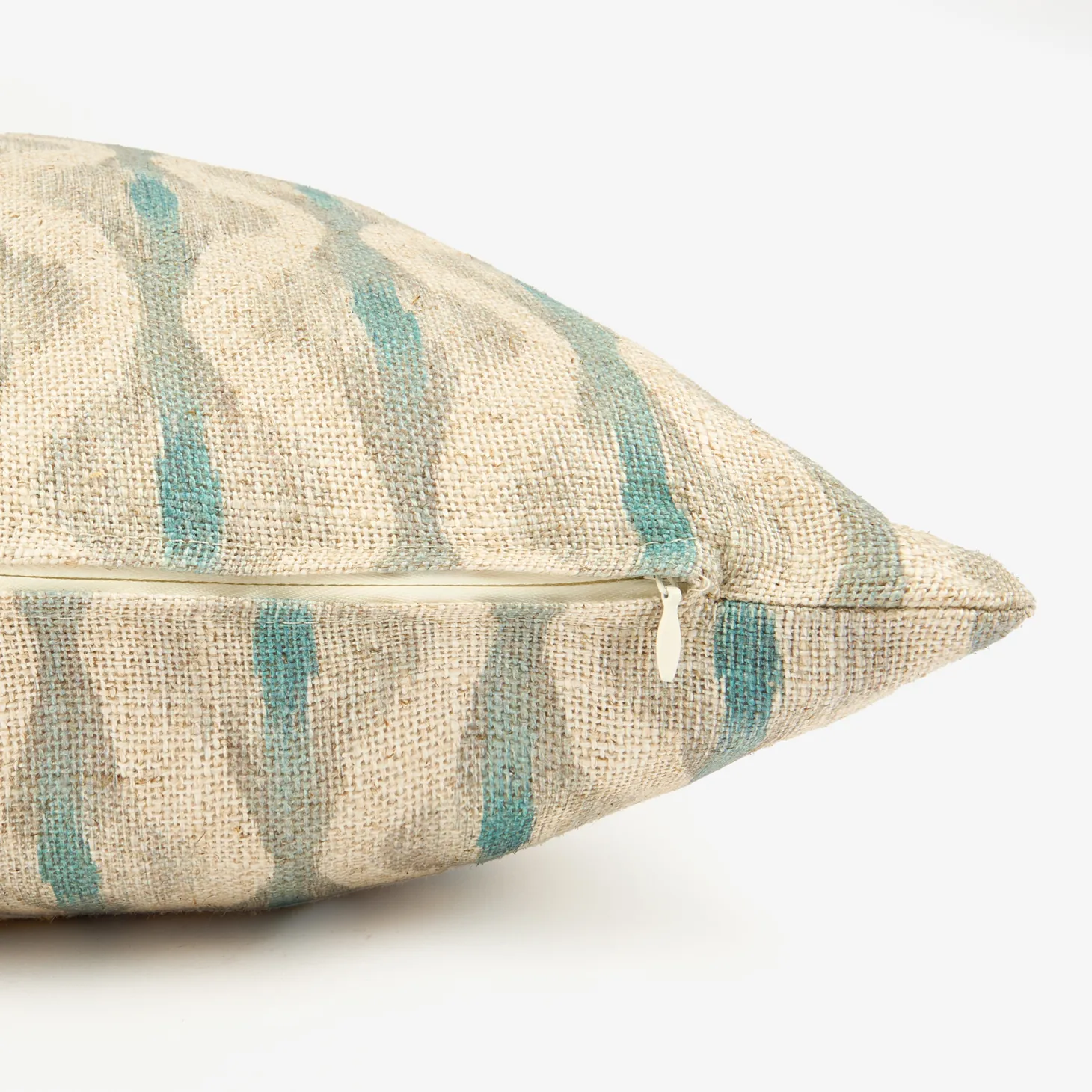 Funda de cojín de algodón beige Tribal 45x45cm