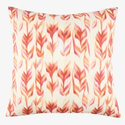Funda de cojín de algodón cuadrada rosa Arce 45x45cm