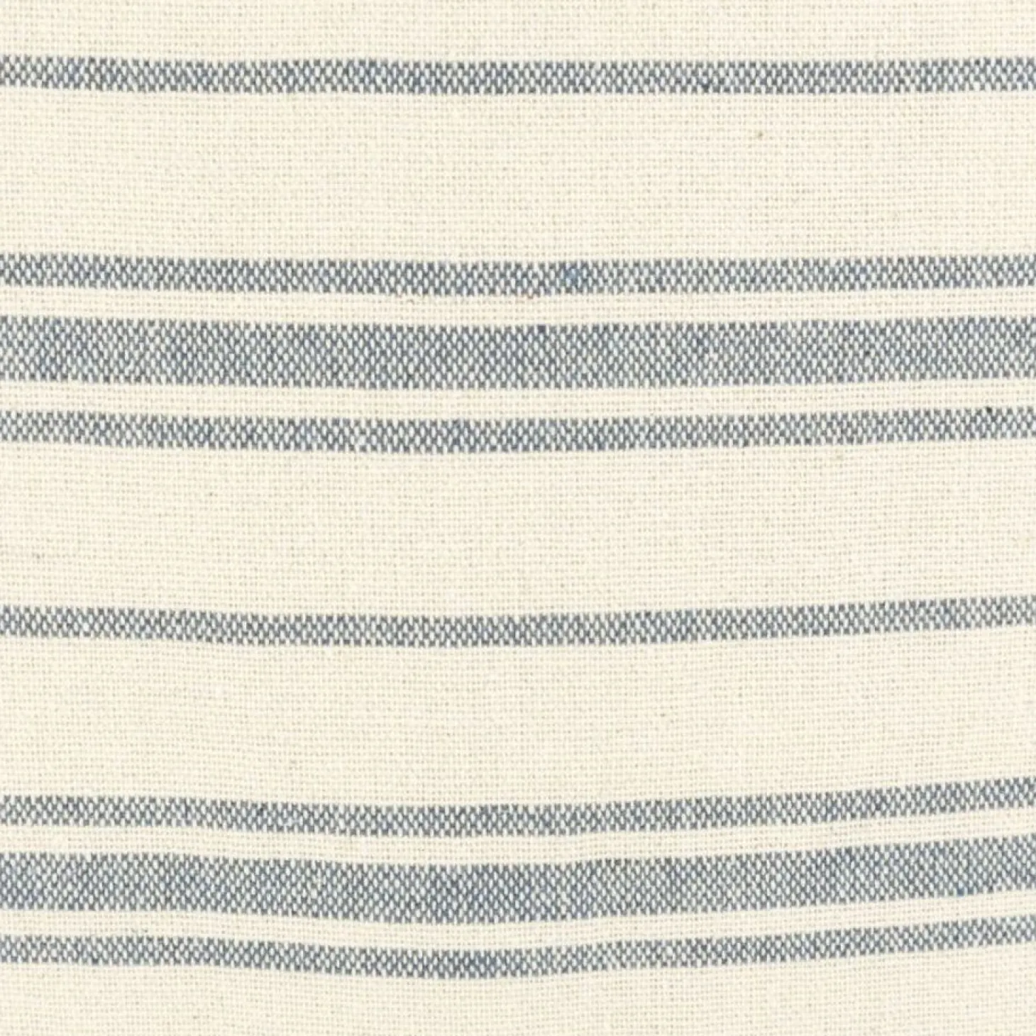 Funda de cojín de algodón con rayas azules Niza 45x45cm