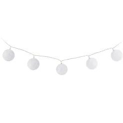 Guirnalda LED de 10 bolas con bateria 165cm