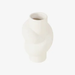 Jarrón de cerámica blanco Naia 20cm