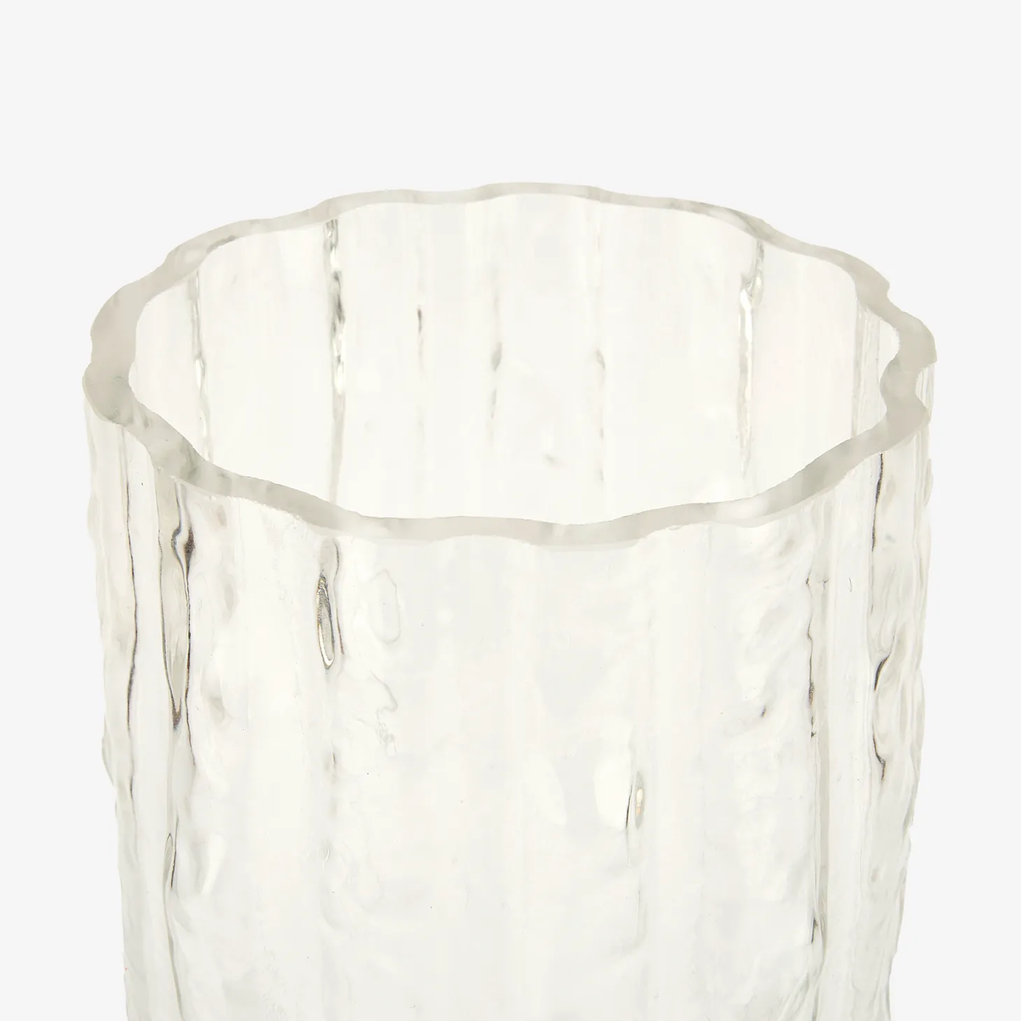 Jarrón de cristal Lina Ø12x30cm