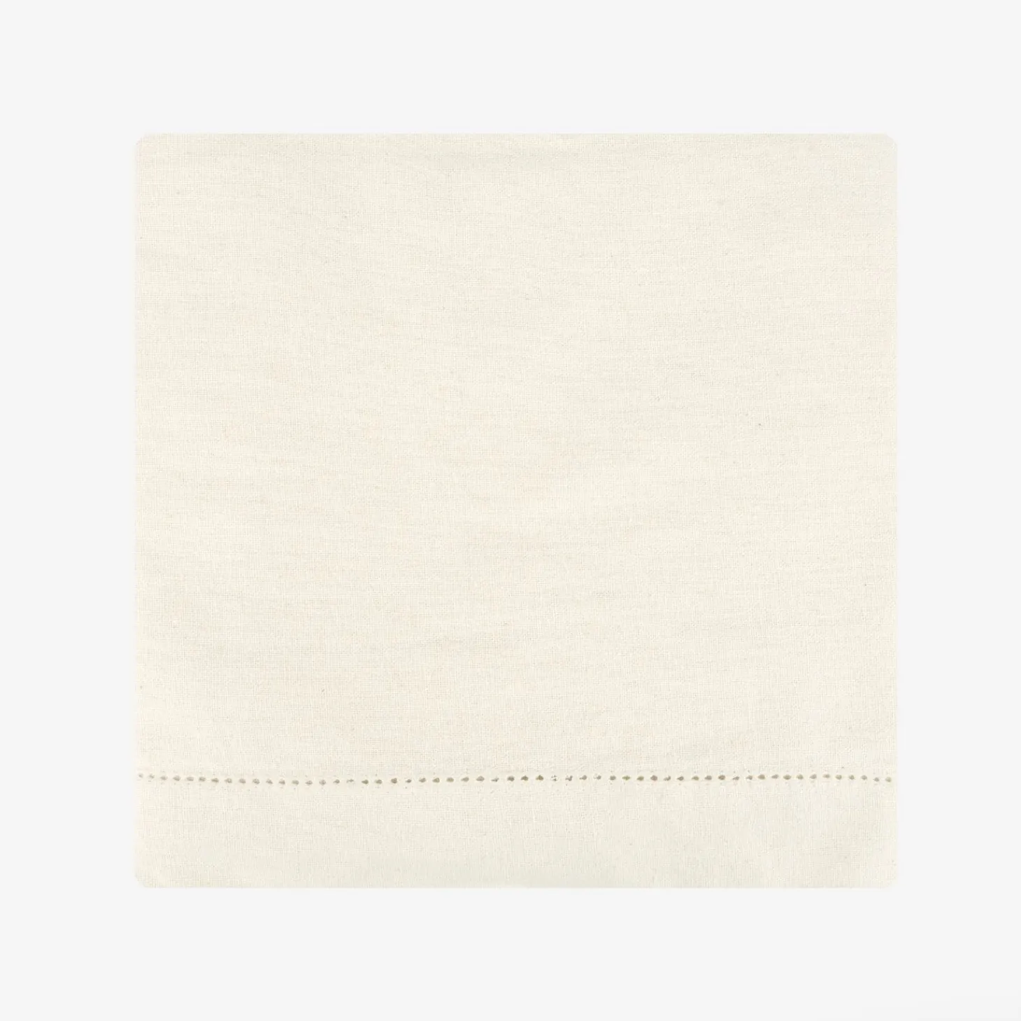 Mantel de algodón beige Vainica 140x140cm