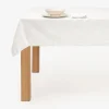 Mantel de algodón blanco Vainica Ø160cm
