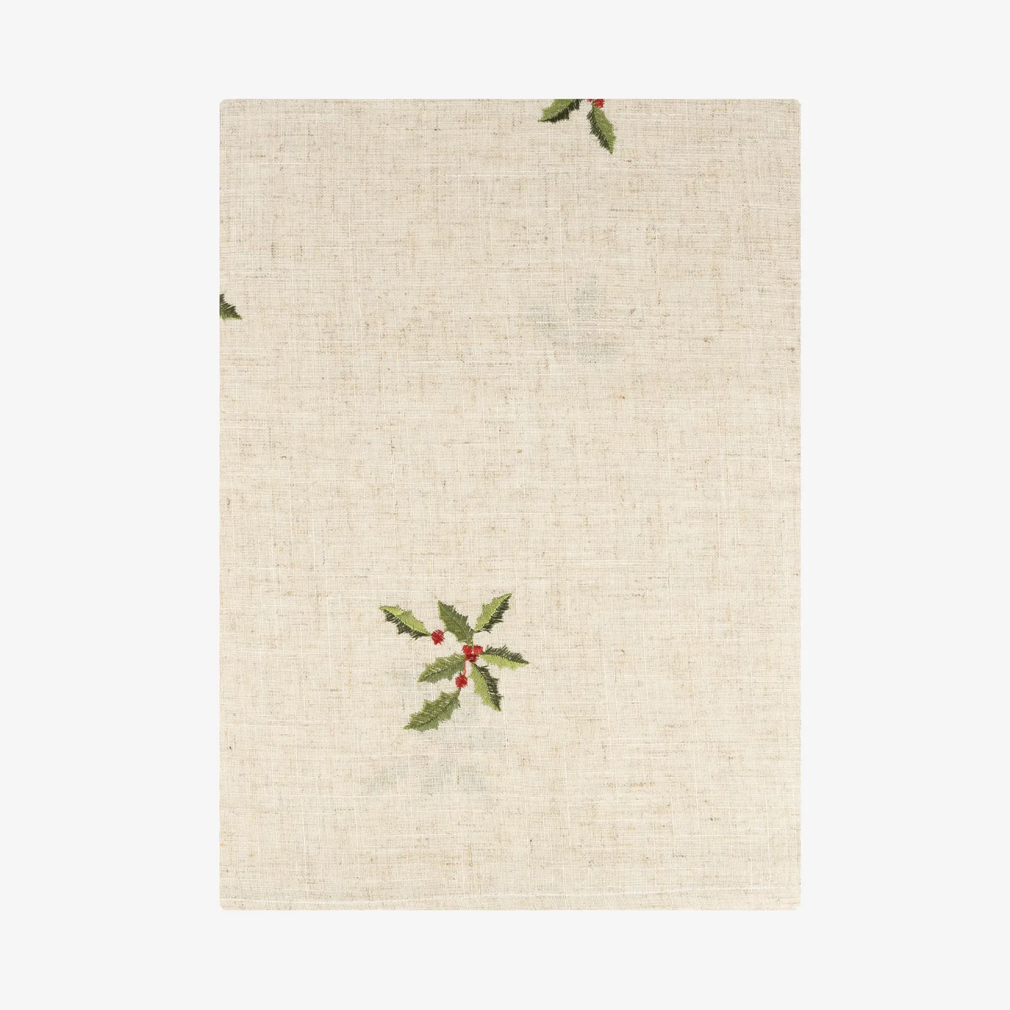 Mantel de lino beige Acebo 150x250cm