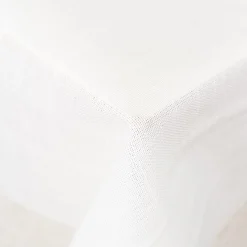 Mantel de Navidad blanco bordado Muérdago 150x250cm