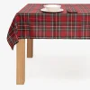 Mantel rojo Tartán 150x250cm