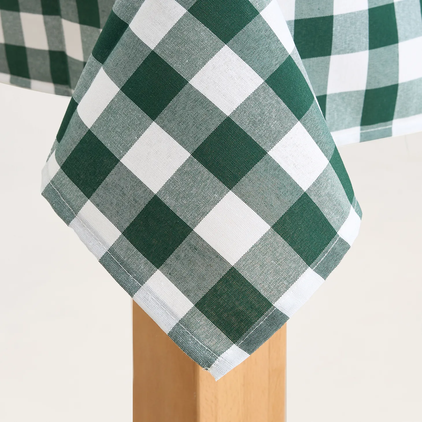 Mantel Vichy verde 140x250cm