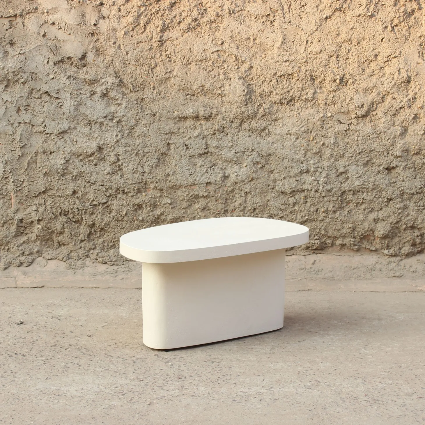 Mesa auxiliar de microcemento Balin 70x40x35cm Clau&Chloe