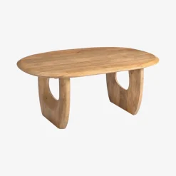 Mesa de centro de madera de mango Aero 120x70x48cm Clau&Chloe