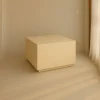 Mesa de centro de microcemento Kurli 80x80x40 Clau&Chloe