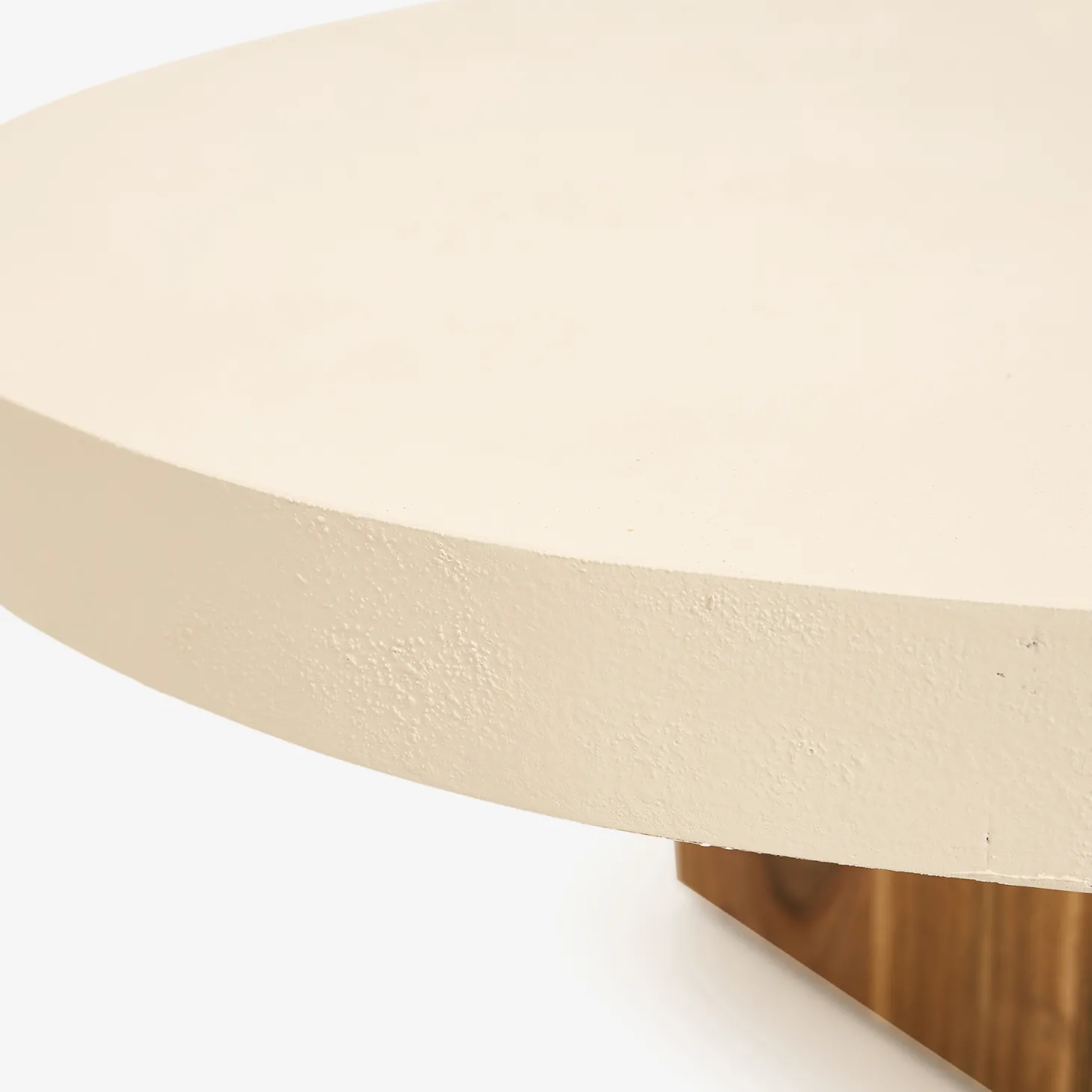 Mesa de centro de microcemento y madera de acacia Balin 105x60x30cm Clau&Chloe