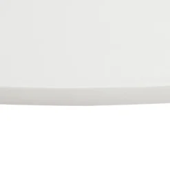 Mesa de comedor de madera redonda blanca Leisure Ø80x75cm