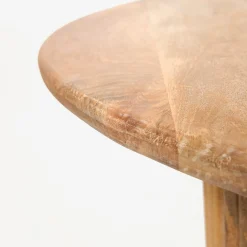 Mesa de comedor de madera de acacia Siba Ø120x77cm Clau&Chloe