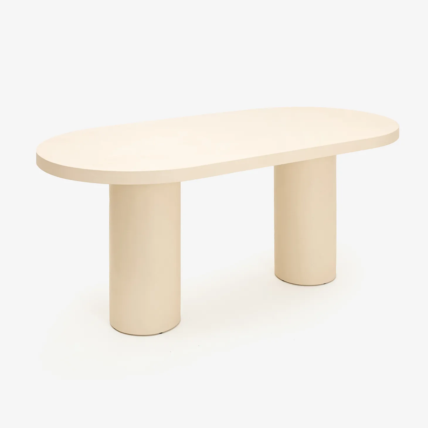 Mesa de comedor de microcemento Kurli 180x90x76cm Clau&Chloe