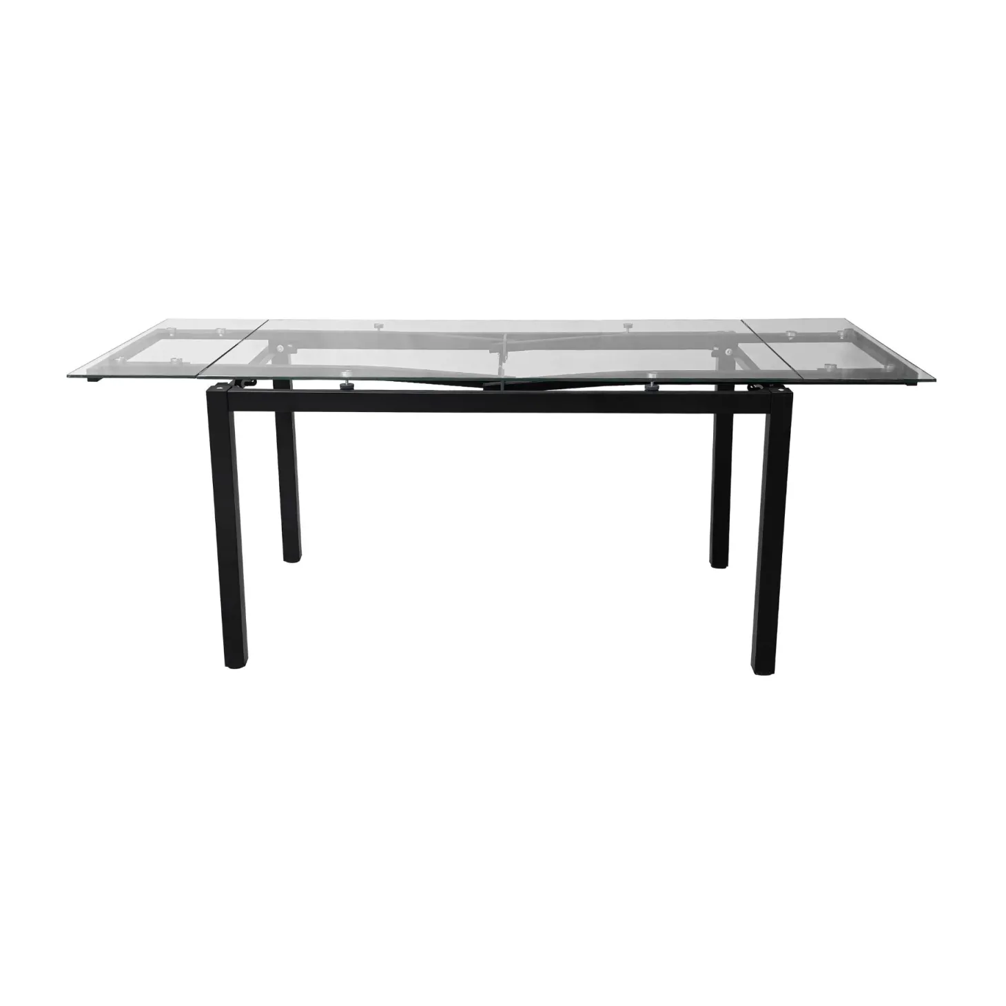 Mesa de comedor extensible de cristal Praga 200/140x80x76cm