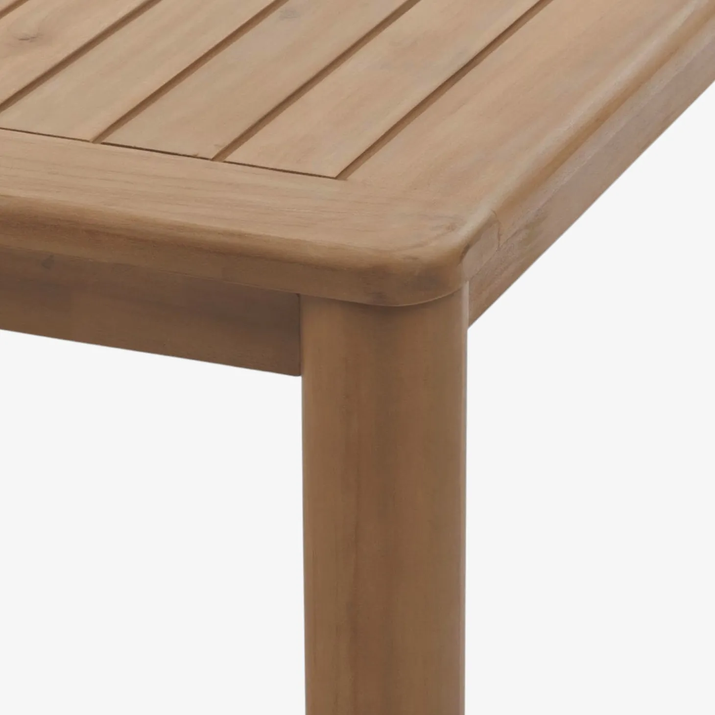 Mesa de jardín de madera de acacia Cervino 210x100x77cm
