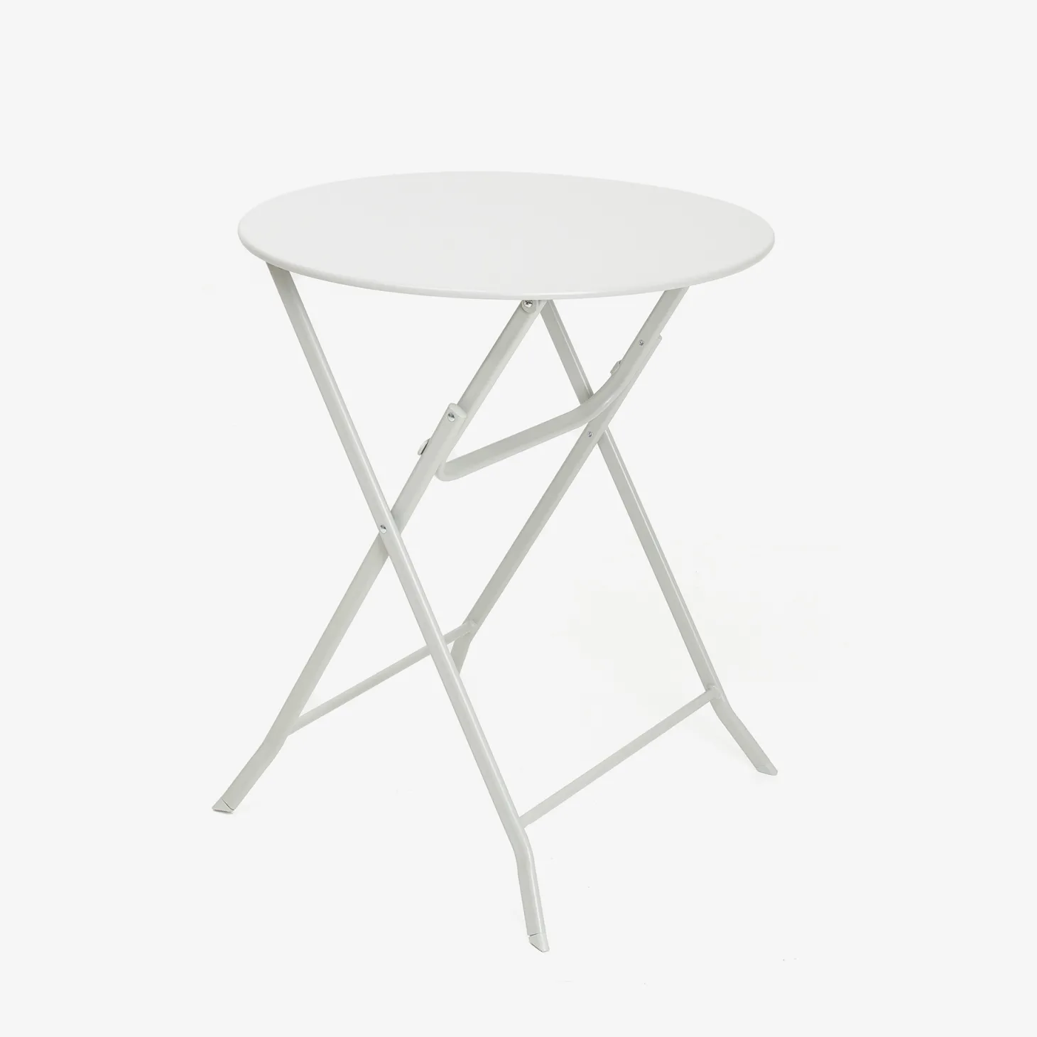 Mesa de jardín plegable gris Bistro Ø60x70cm