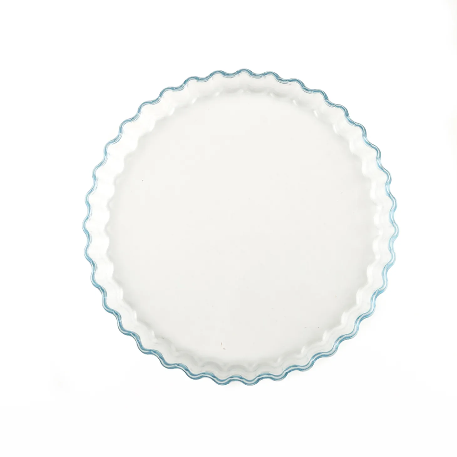 Molde redondo ondulado de vidrio Ocuisine Ø27cm