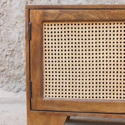 Mueble de televisión de madera de mango Merlín 175x45x57cm Clau&Chloe