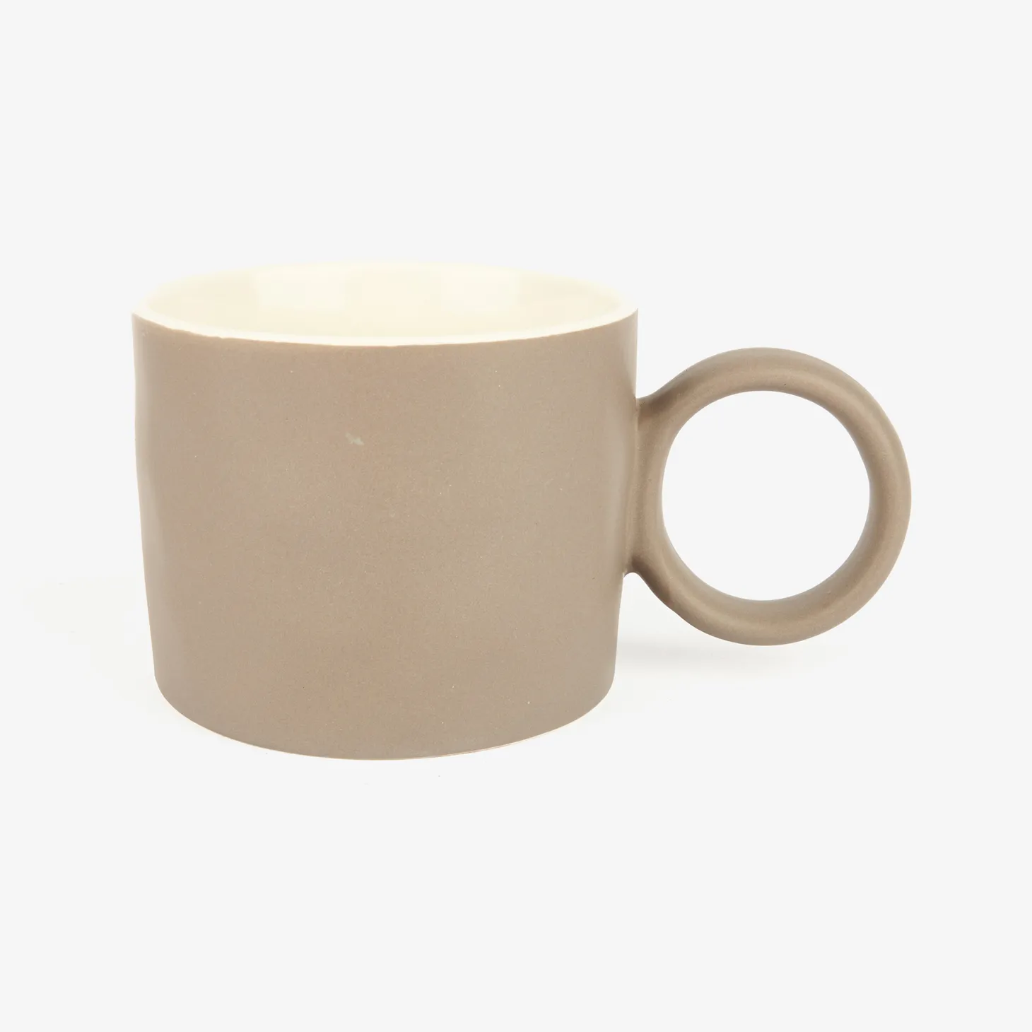 Mug de cerámica gris Grade 42cl Clau&Chloe