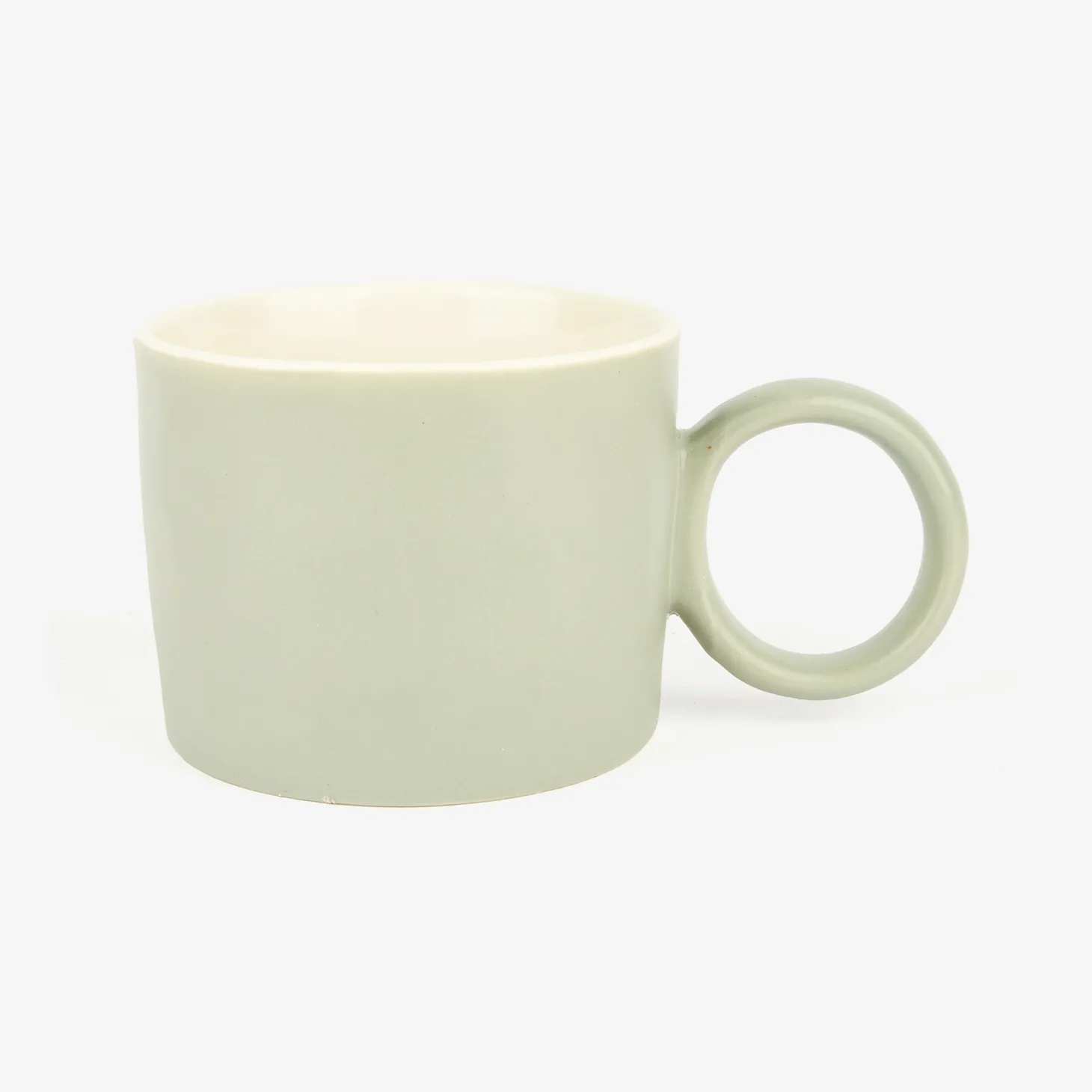 Mug de cerámica verde Grade 42cl Clau&Chloe