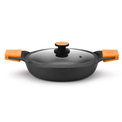 NO WEB - Cacerola baja con tapa Ø24cm Efficient Plus de Bra