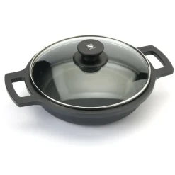 NO WEB - Cacerola baja de aluminio fundido con tapa Efficient de Bra Ø28cm
