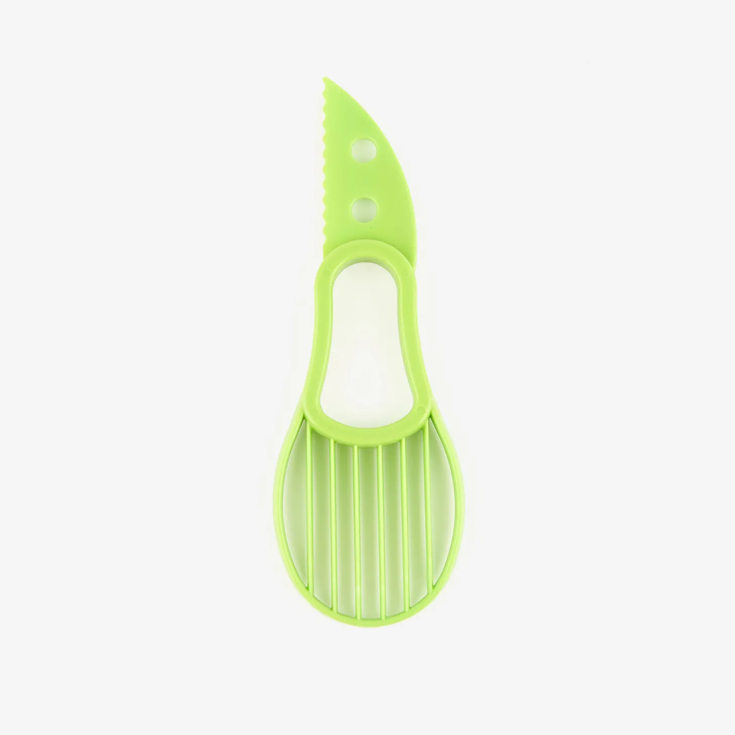 Pelador de aguacate verde 18cm