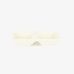 Plato de porcelana para aperitivos 15x7cm
