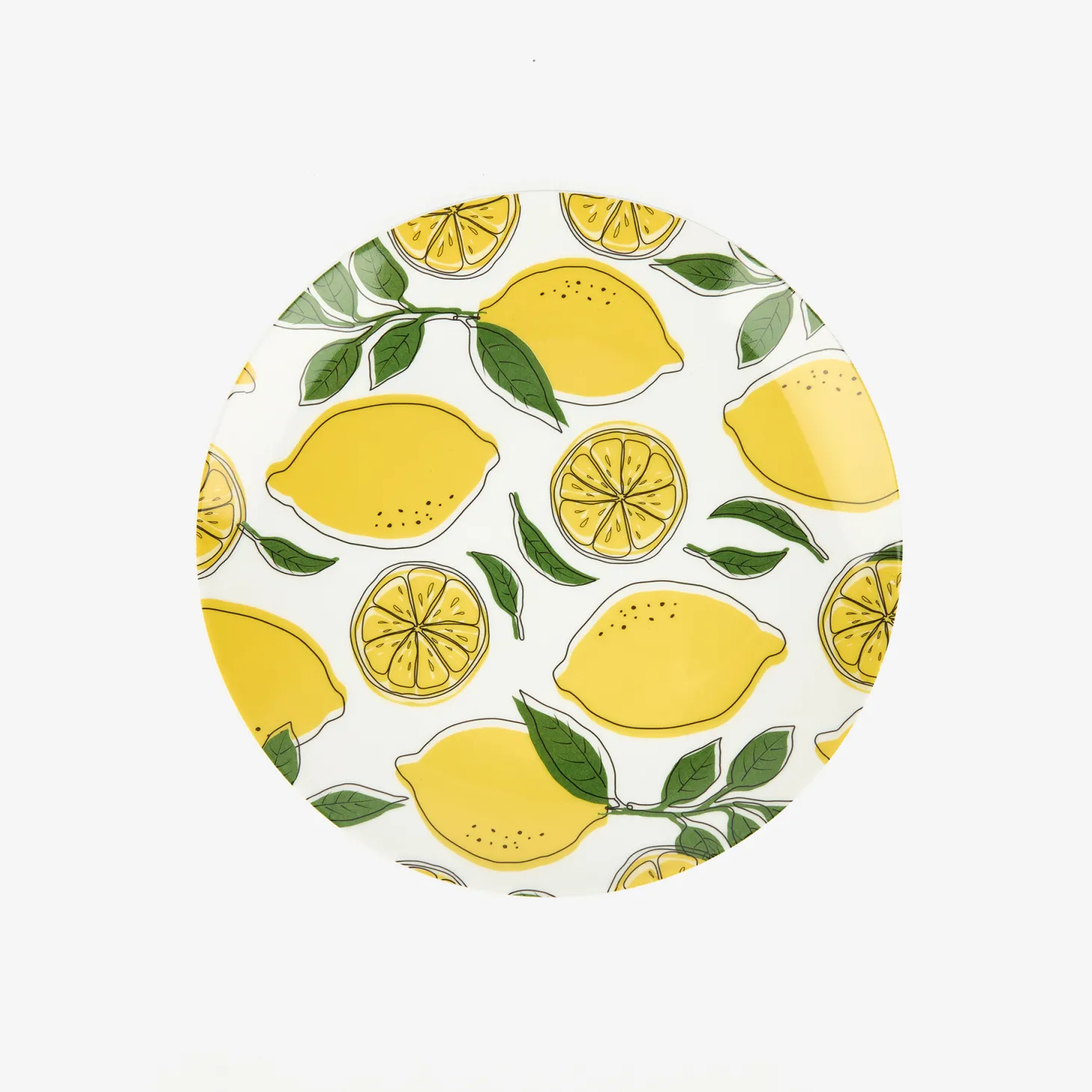 Plato de postre de melamina Lemon Ø20cm