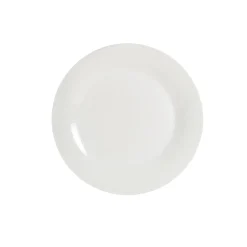 Plato de postre de porcelana blanca Basic Ø19cm