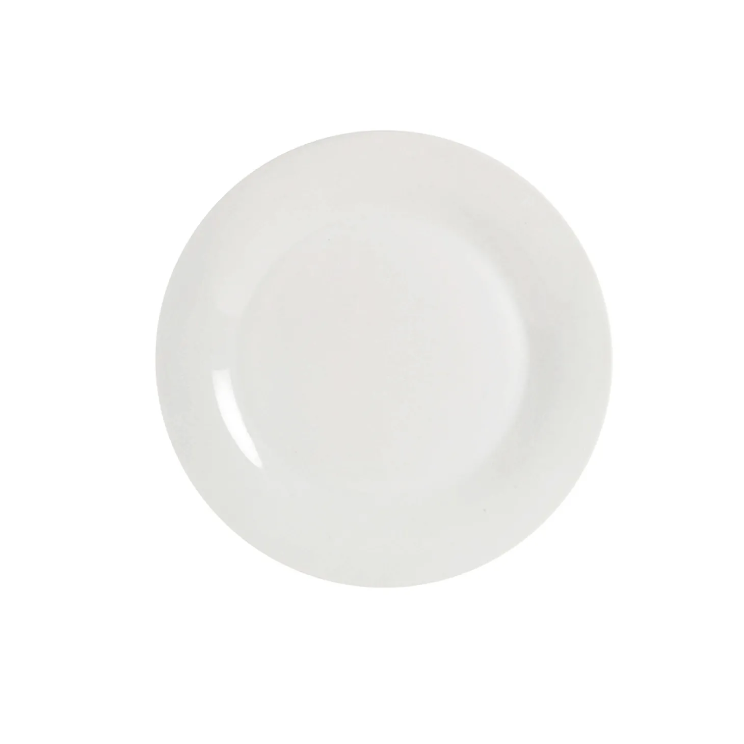 Plato de postre de porcelana blanca Basic Ø19cm