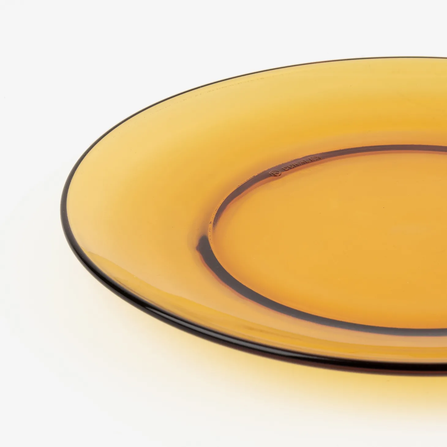 Plato de postre de vidrio opal Lys Ambar Duralex Picardie Ø19cm