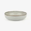 Plato hondo de porcelana gris Olite Ø19cm