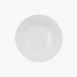 Plato hondo porcelana blanca Vetra Ø22,5cm