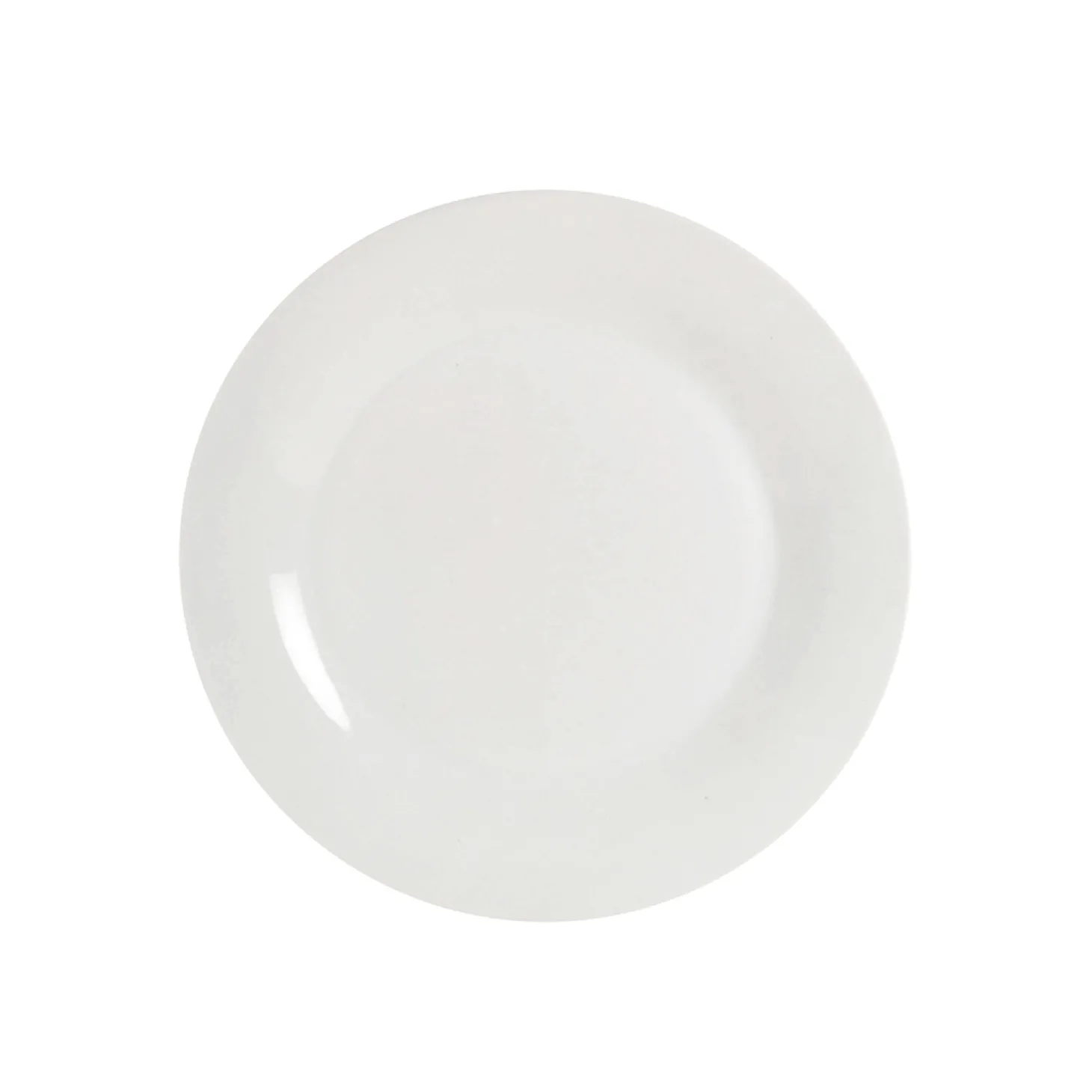 Plato llano blanco de porcelana Basic 27cm