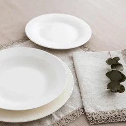 Plato postre porcelana blanca Vetra Ø20cm