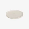 Portavelas de aluminio blanco Ø10cm