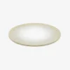 Portavelas de cristal dorado con purpurina Ø15cm