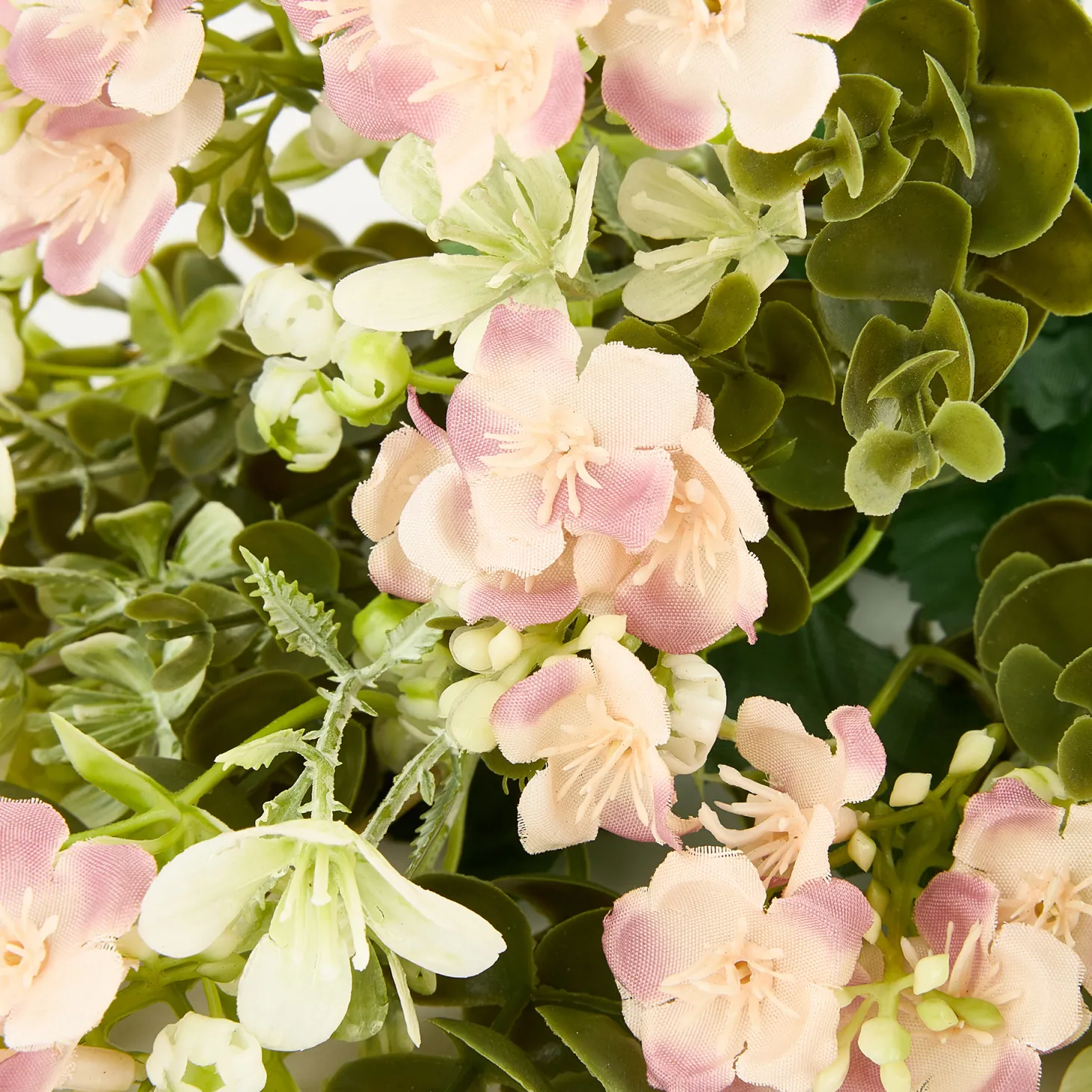 Ramo de flores pequeñas artificiales fucsia 40cm