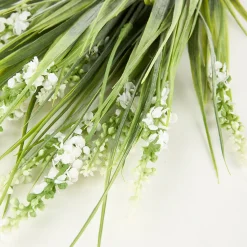 Ramo lavanda artificial blanco 30cm