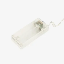 Árbol decorativo con luz LED gris 30cm
