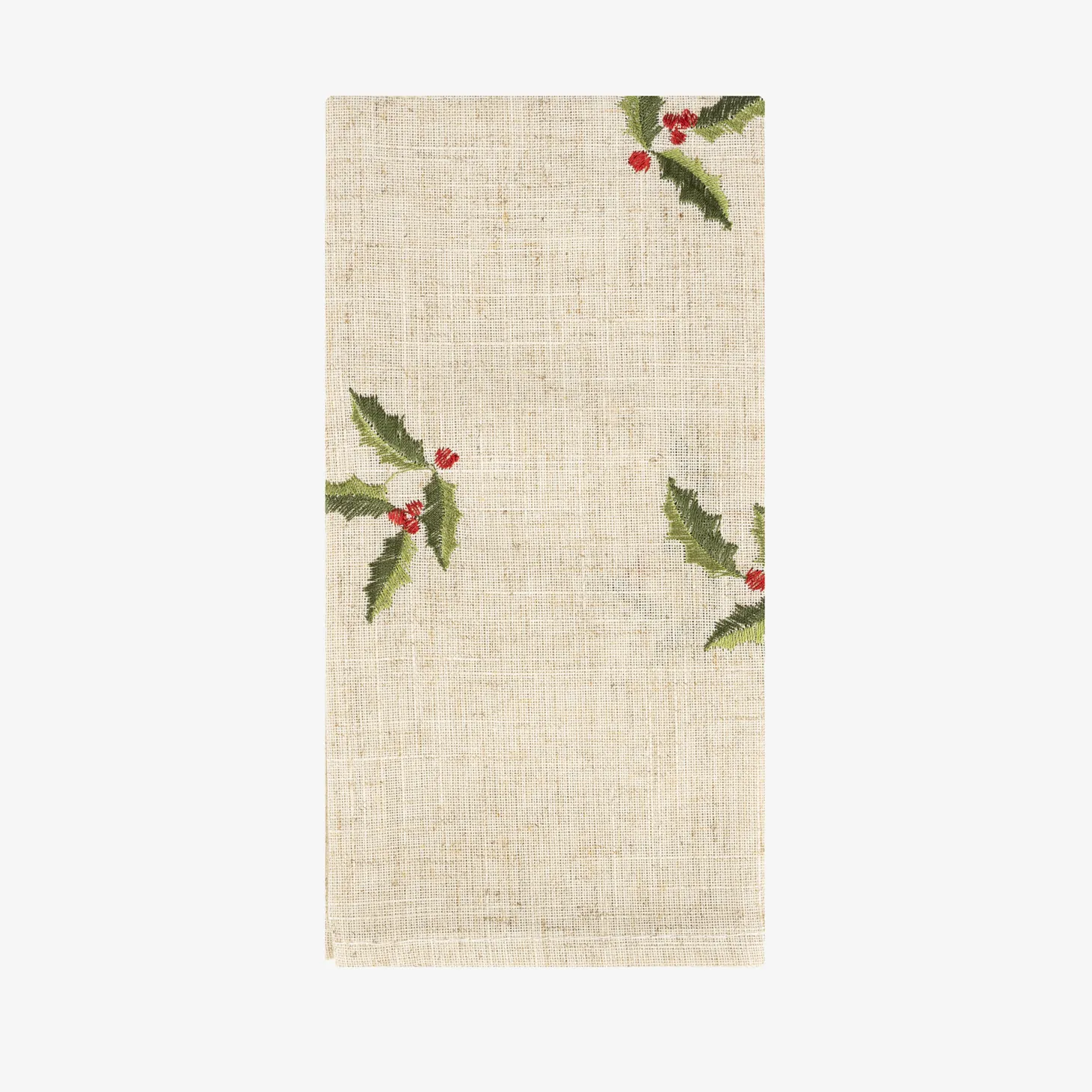 Servilleta de lino beige Acebo 45x45