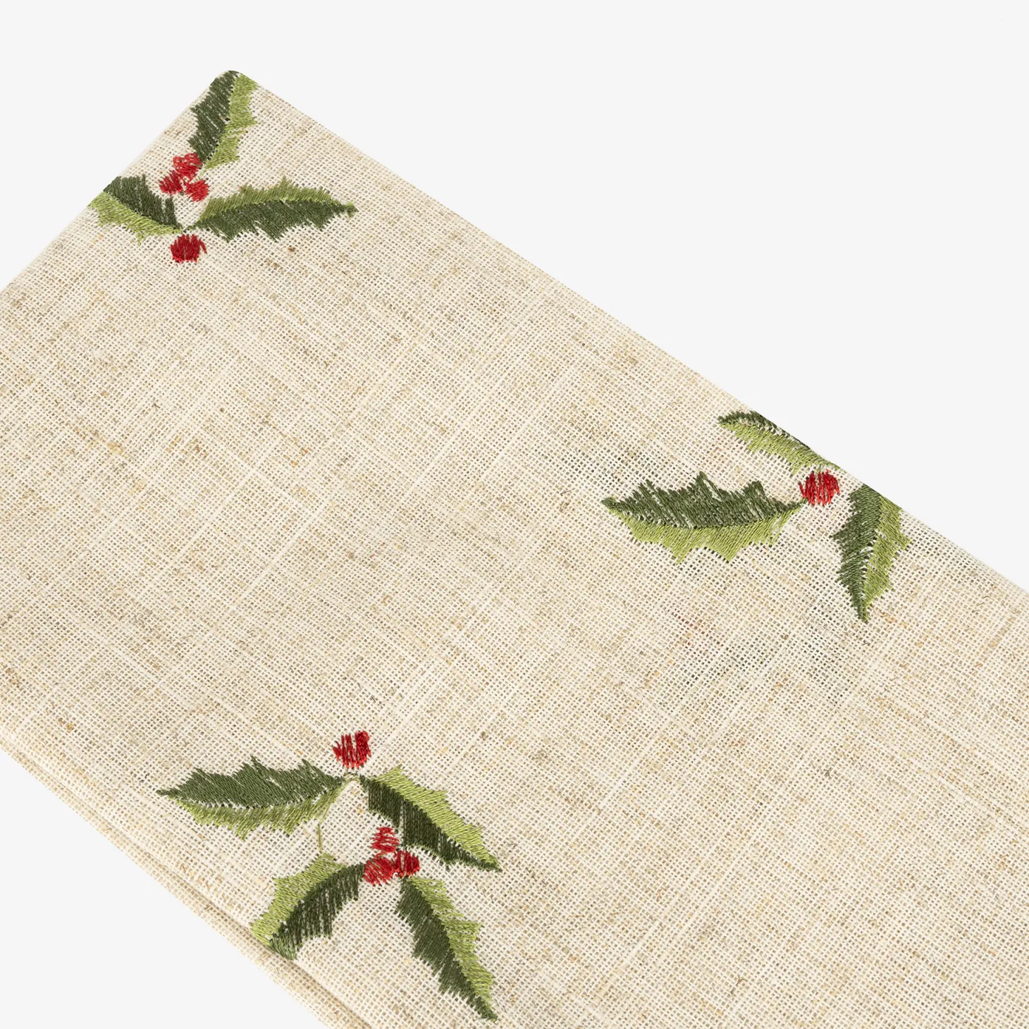Servilleta de lino beige Acebo 45x45