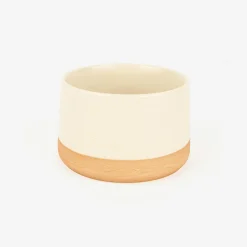 Set de 4 boles de gres de colores Ø9x5cm