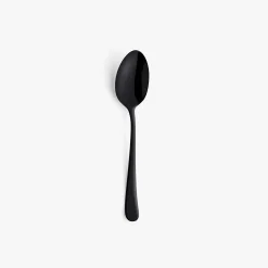 Set de 12 cucharas de café de acero inoxidable negro 14cm Zafra
