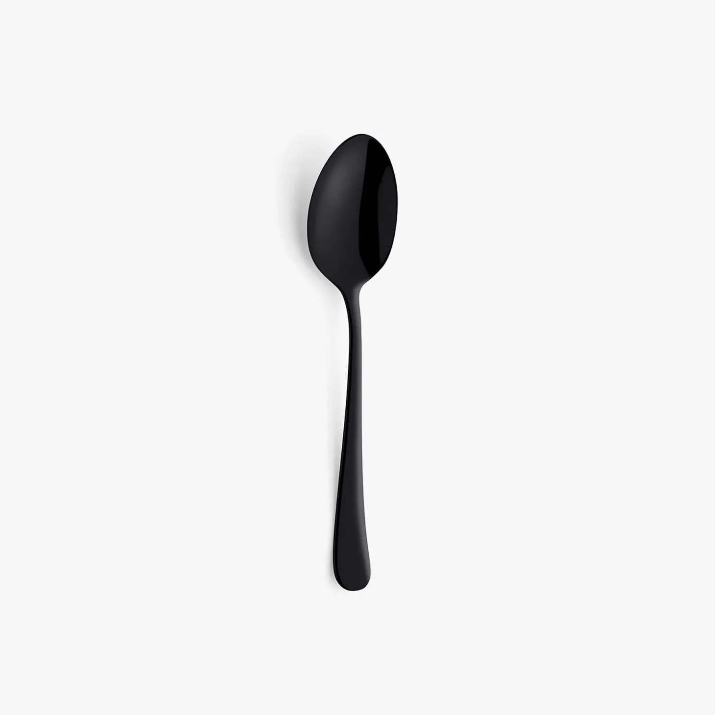 Set de 12 cucharas de café de acero inoxidable negro 14cm Zafra